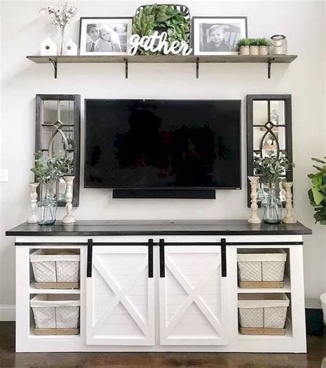 40 Beautiful Farmhouse Tv Stand Design Ideas And Decorations 23 Home