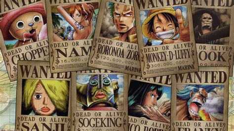 Jual Poster Wanted One Piece Lukisan