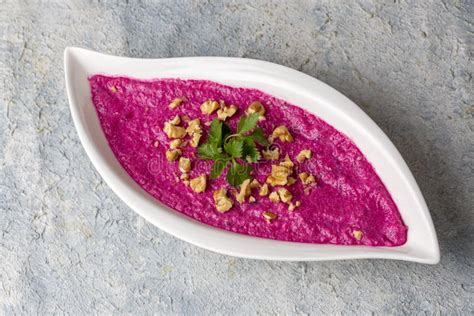 Traditional Turkish Cuisine Beetroot Appetizer Pink Sultan Beet