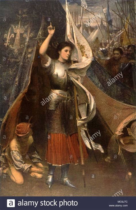Joan Of Arc Painting Print