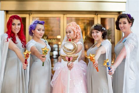 The Diy Sailor Moon Themed Wedding That Came Out Perfectly