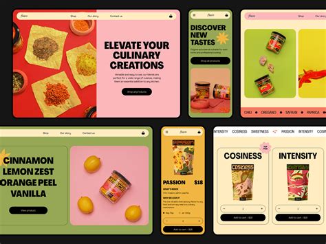 Ecommerce Website for Flavo by perfectly boring UI on Dribbble