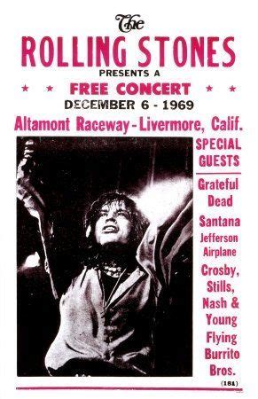 The Rolling Stones Altamont I Did Not Go To This Bad Bad Karma