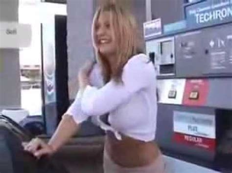 Sexy Girl Pumping Gas YouTube