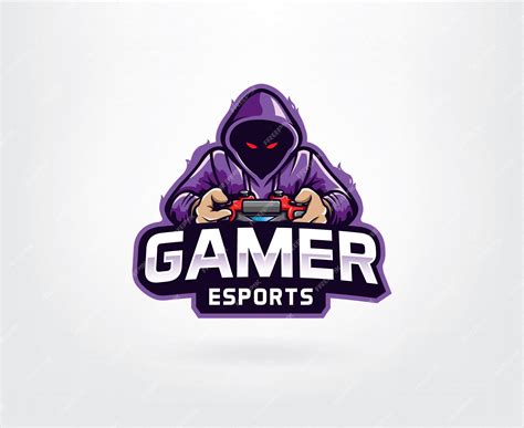 Premium Vector Gamer Purple Logo