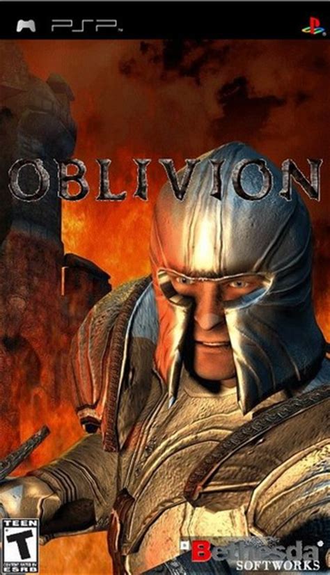 The Elder Scrolls Iv Oblivion Psp Box Art Cover By