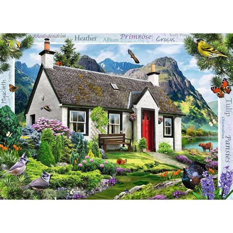 Ravensburger Country Cottage Collection 12 Lochside Cottage 1000 Piece