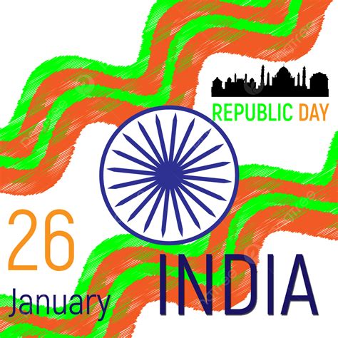 India Republic Day Vector Art Png India Indian Republic Day Of 26th