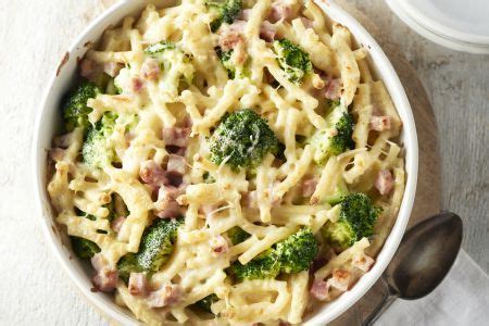 Macaroni Met Kaas Broccoli En Ham Good Healthy Recipes Healty Food