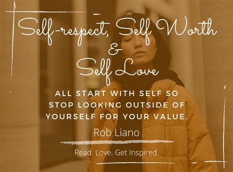 Self Respect Self Worth Self Confidence Self Love Pride Self