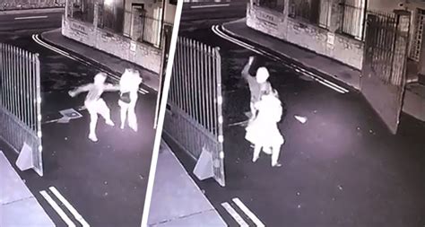 Watch Shocking Cctv Footage Shows Moment Woman 30s Mugged And