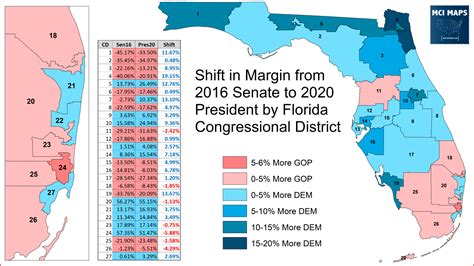 How Floridas Congressional Districts Voted In The 2020 Presidential