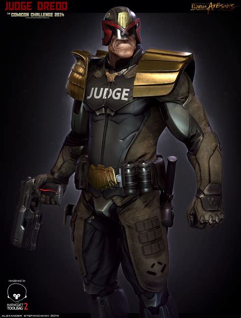 Judge Dredd Alexander Stepanchikov Judge Dredd Judge Comicon