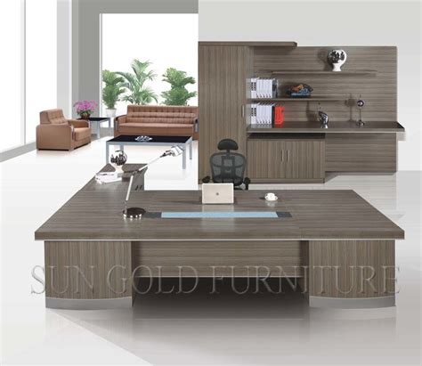 China Luxury Furniture Modern Executive Desk Office Table Design Sz