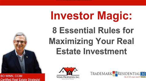Investor Magic Raleigh Real Estate Agent Youtube