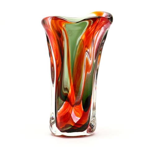 Signed Murano Art Glass Vase Lot 1072 Modern Art And Designaug 15