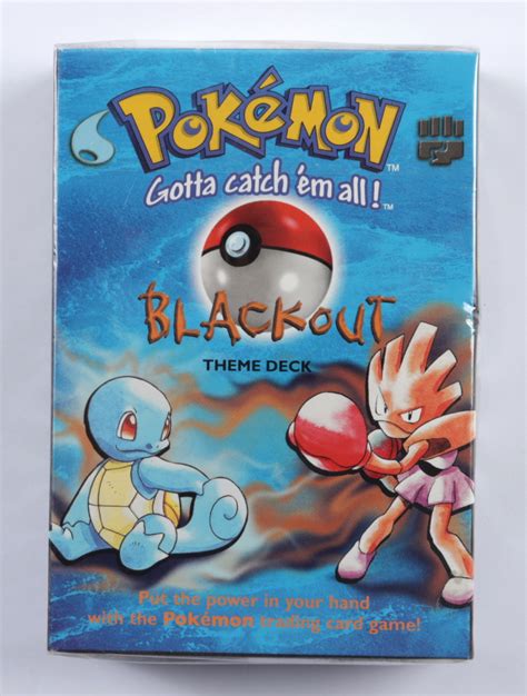 1999 Pokemon Blackout Theme Card Deck Pristine Auction