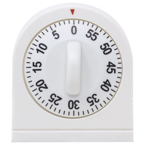 Mainstays White Kitchen Timer 60 Min Count 00900w