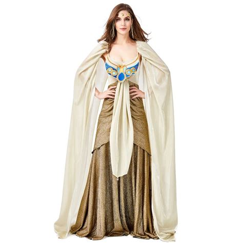 New Sexy Ancient Greek Goddess Costume Arabian Princess Outfit Halloween Cosplay Egyptian Queen