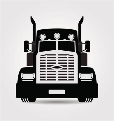 Semi Truck Front Illustrations Royalty Free Vector Graphics And Clip Art