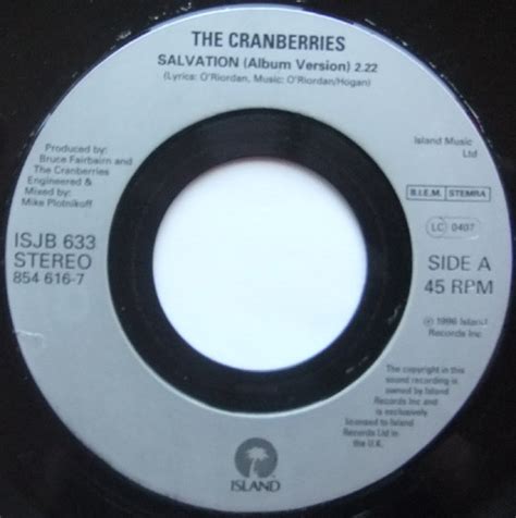 The Cranberries Salvation Im Still Remembering 1996 Vinyl Discogs