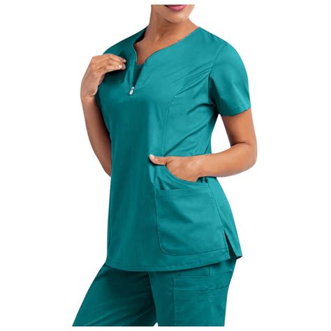 hospital staff scrubs top nursing uniform for male female dental clinic supplies nurse women