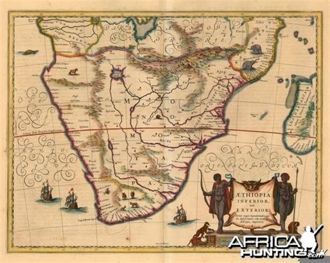 Antique Map Of Southern Africa My Photo Gallery