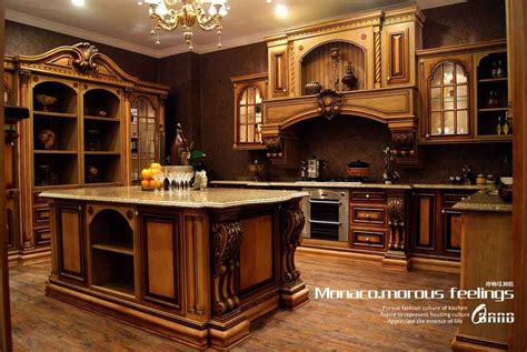 Measure the height of the base cabinets. Hot Item High-End Solid Wood Kitchen Cabinet---MF-KC14 | Solid wood kitchen cabinets, Vintage ...