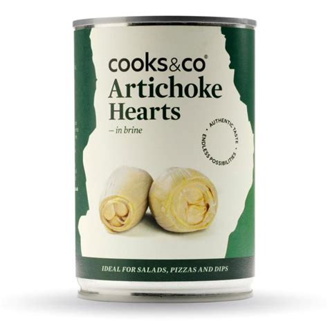 cooks and co artichoke hearts in brine 390g cooks and co