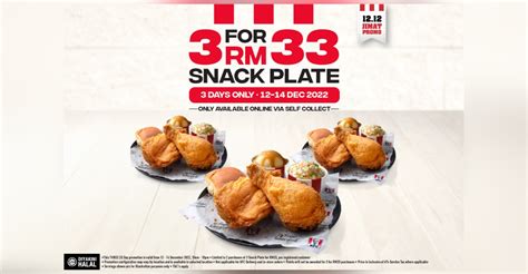 3 Kfc Snack Plate For Rm33 Is Back