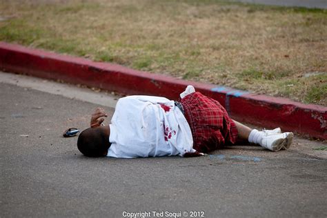 Gang Related Shooting In L A Ted Soqui Photography