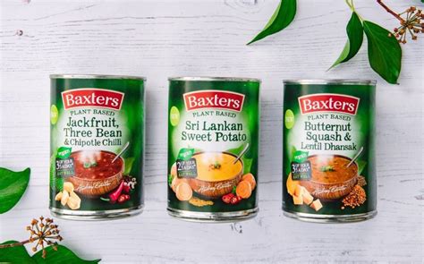 Baxters Debuts Range Of Tinned Plant Based Soups Foodbev Media