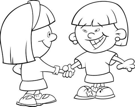 Dibujos Del Dia De La Amistad Para Colorear Preschool Coloring Pages