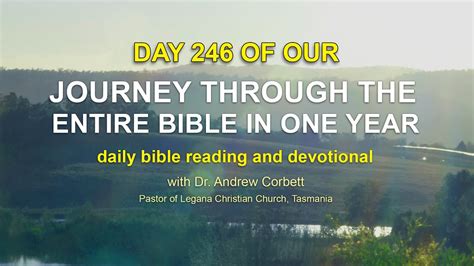 Read The Bible In A Year Day 246 Youtube