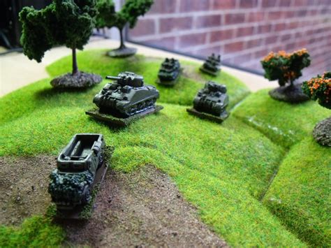 Blood Fire And Death 10mm British Sherman Tanks And Bren Carriers