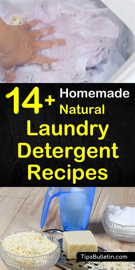 Though it takes a bit of time and muscle to grate the castile soap. 14+ Fast & Easy Laundry Detergent Recipes You Can Make ...