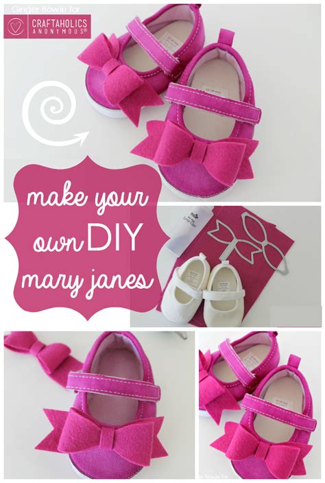 Have a new baby in the house or know someone who does? Craftaholics Anonymous® | DIY Mary Jane Shoes
