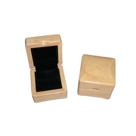 Index card gift boxes (fold in sides of card, cut, glue and viola! High glossy lacquer solid wood ring box jewelry gift box ...