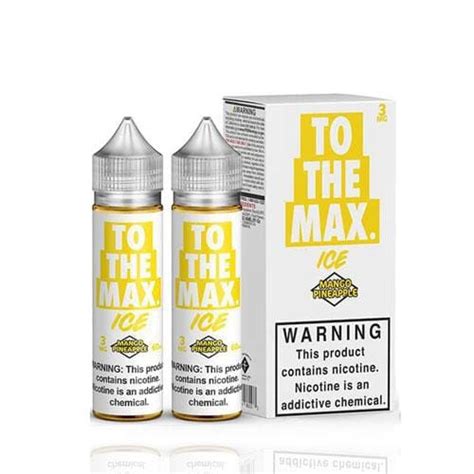 To The Max Ice Mango Pineapple 2x60ml Vape Juice Best Price 000