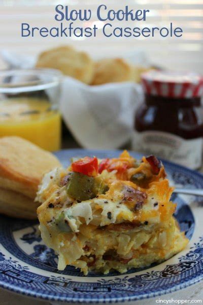 I've seen these breakfast crockpot things all over pinterest and was curious as to how it would turn out. Easy Breakfast Casserole Recipes - 20 Ideas for Breakfast you will love!