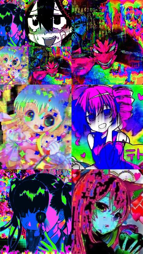 Glitchcore⛓ Anime Glitchcore Anime Art