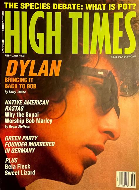 Bob Dylan 1993 High Times Article I Scanned In Pretty Sick Centerfold