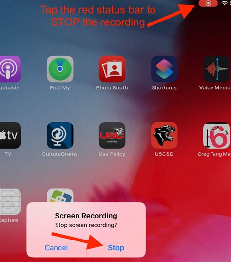 Record Your Ipad Screen Using Control Center Screen Recording Help Desk