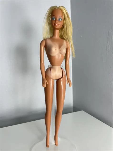 Vintage Sun Lovin Malibu Barbie Tan Lines Nude Sticky Hair No