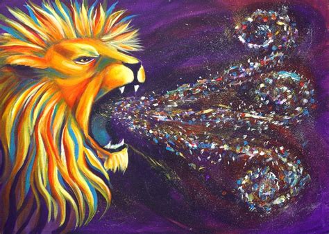 The Lion Roars Impart His Heart Paintings And Prints Animals Birds
