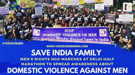 Mens Rights Ngo Marches With Full Force At Delhi Half Marathon