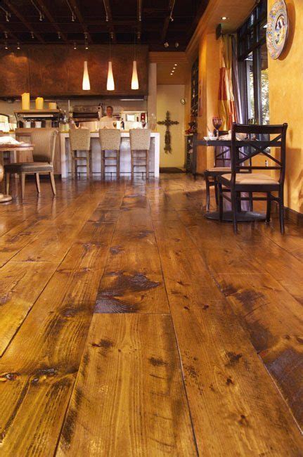 The main difference between the two is color. Distressed Pine Flooring Sets the Backdrop for Italian ...