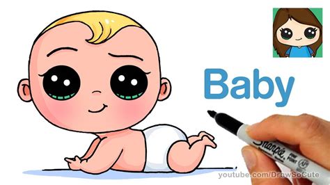 How To Draw A Baby Easy The Boss Baby Baby Drawing Cute Drawings