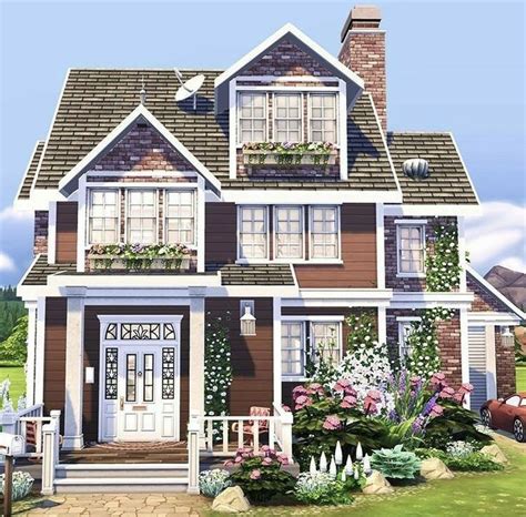 Pin By Simona 🕷 On Sims Sims 4 Houses Sims House Sims House Design
