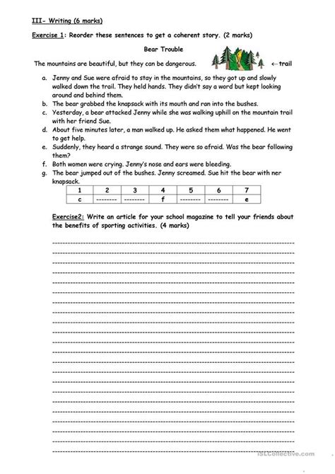 Test English Esl Worksheets For Distance Learning And Physical